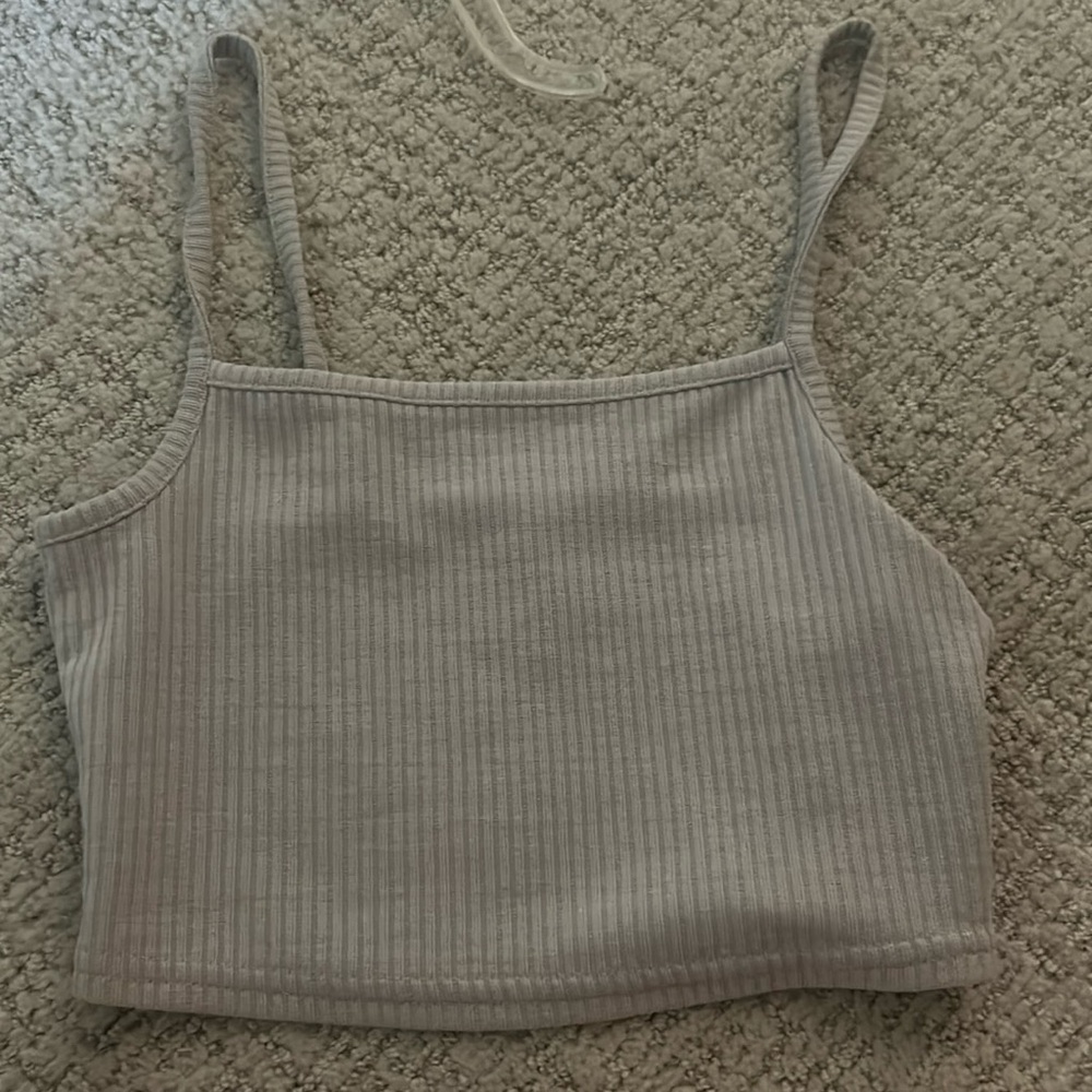 H&M grey crop top/ bra